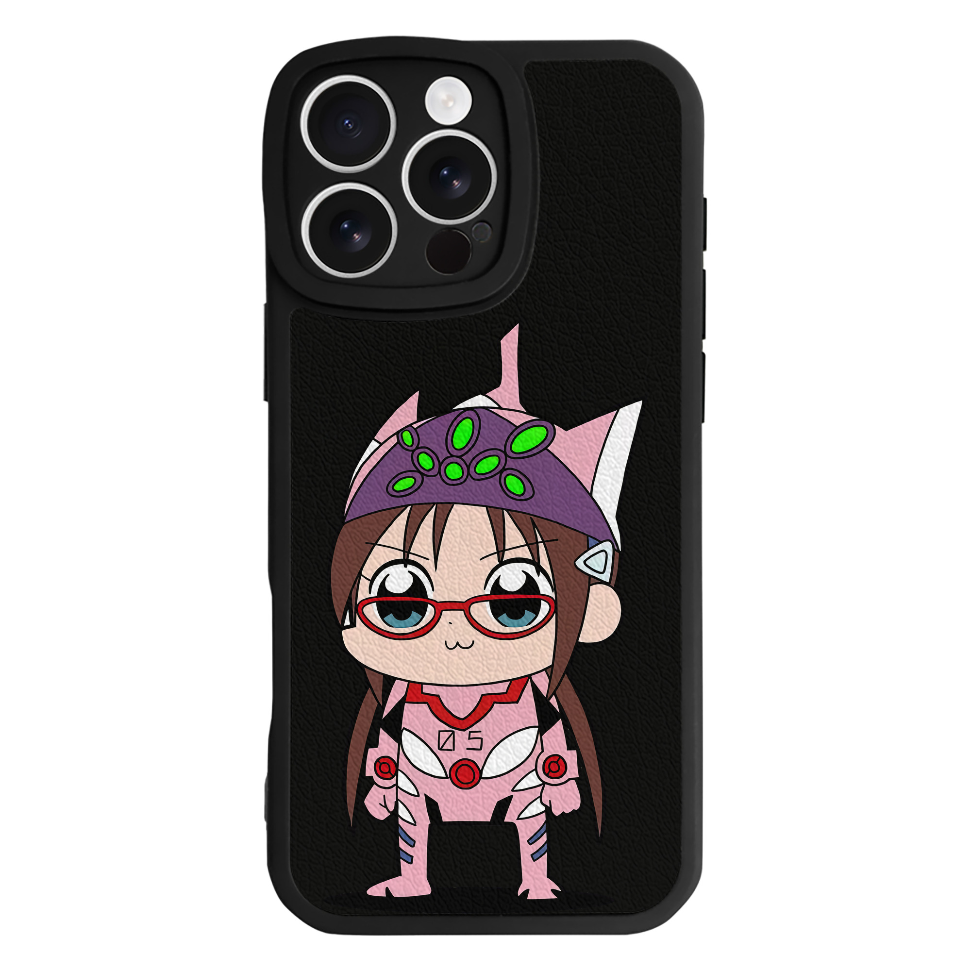 （画像用） EVA 新世紀エヴァンゲリオン 【iPhone 16シリーズ対応】シリコンスマホケース（レザー調） 材質：シリコン